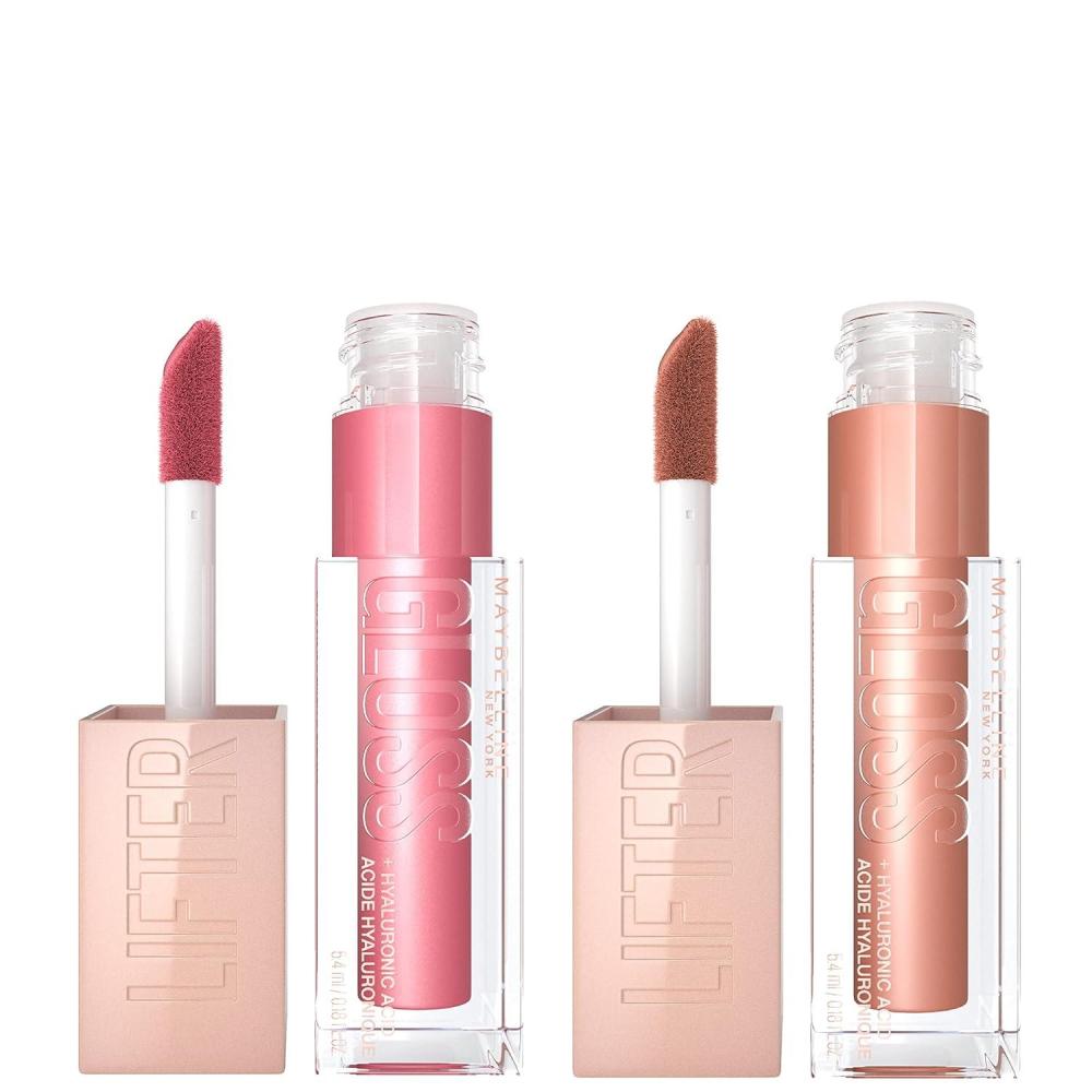 imageMaybelline New York Lifter Gloss Hydrating Lip Gloss with Hyaluronic Acid Taffy Sheer Berry 1 CountPETAL STONE BUNDLE