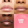 Maybelline New York Lifter Gloss Hydrating Lip Gloss with Hyaluronic Acid, Taffy, Sheer Berry, 1 Count(21 GUMMY BEAR)