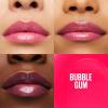 Maybelline New York Lifter Gloss Hydrating Lip Gloss with Hyaluronic Acid, Taffy, Sheer Berry, 1 Count(24 BUBBLEGUM)
