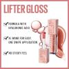 Maybelline New York Lifter Gloss Hydrating Lip Gloss with Hyaluronic Acid, Taffy, Sheer Berry, 1 Count(RUST)