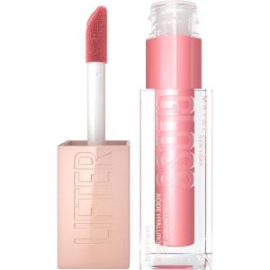 Maybelline New York Lifter Gloss Hydrating Lip Gloss with Hyaluronic Acid, Taffy, Sheer Berry, 1 Count(04 SILK)