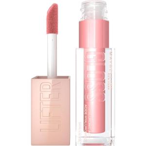 Maybelline New York Lifter Gloss Hydrating Lip Gloss with Hyaluronic Acid, Taffy, Sheer Berry, 1 Count(06 REEF)