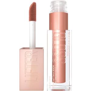 Maybelline New York Lifter Gloss Hydrating Lip Gloss with Hyaluronic Acid, Taffy, Sheer Berry, 1 Count(08 STONE)