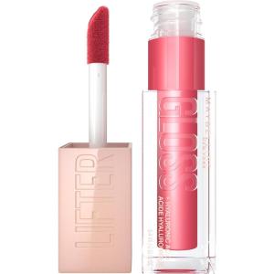 Maybelline New York Lifter Gloss Hydrating Lip Gloss with Hyaluronic Acid, Taffy, Sheer Berry, 1 Count(14 HEAT)