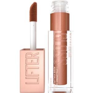 Maybelline New York Lifter Gloss Hydrating Lip Gloss with Hyaluronic Acid, Taffy, Sheer Berry, 1 Count(BRONZE)