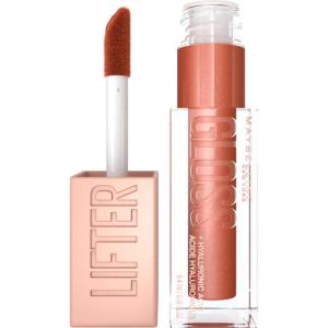 Maybelline New York Lifter Gloss Hydrating Lip Gloss with Hyaluronic Acid, Taffy, Sheer Berry, 1 Count(COPPER)