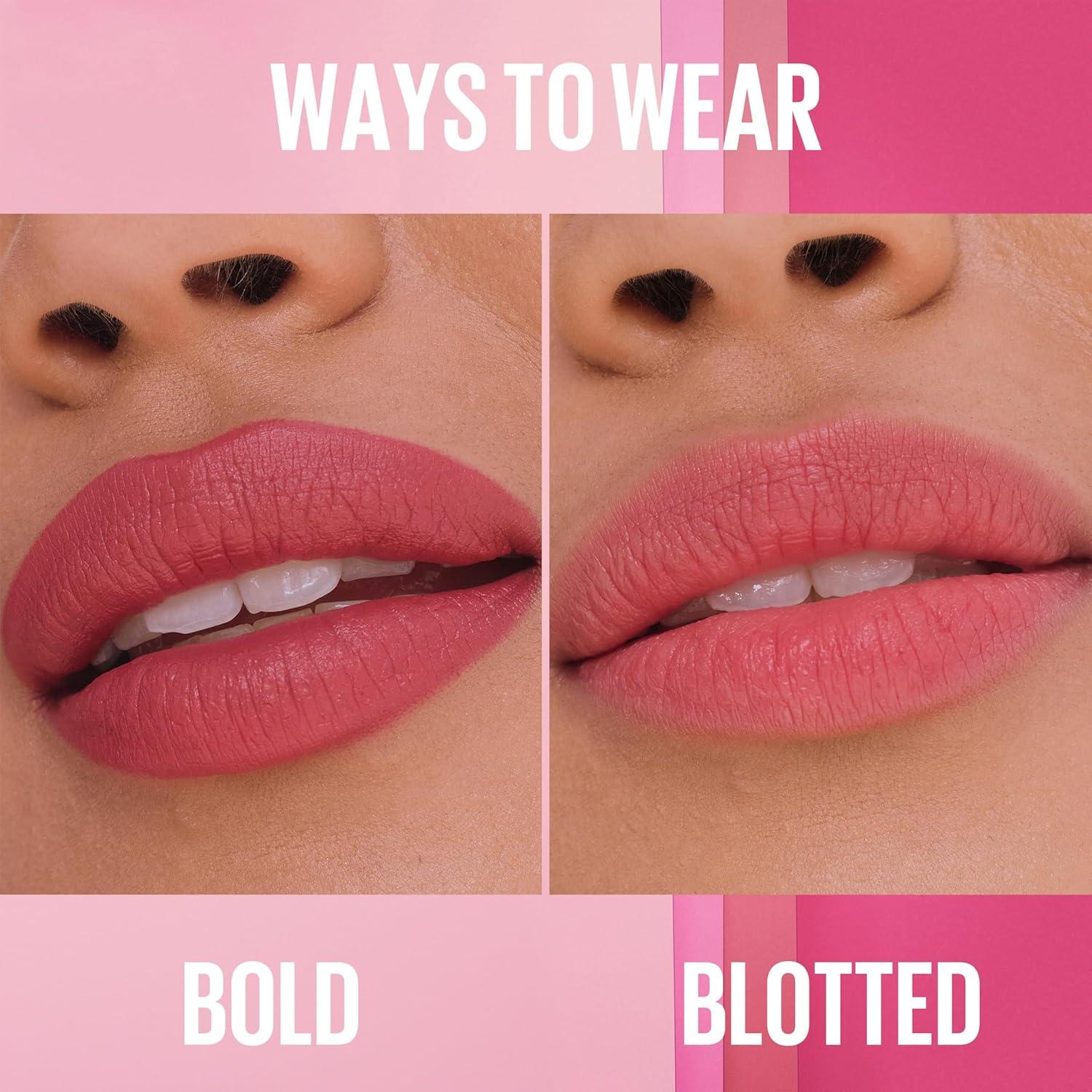 imageMAYBELLINE Serum Lipstick Hydrating Lip Makeup with 8HRs of Lip Plumping Moisture with Hyaluronic Acid Oil Blend Make It Work Midtone Rosey Mauve Satin001 CROP TOP