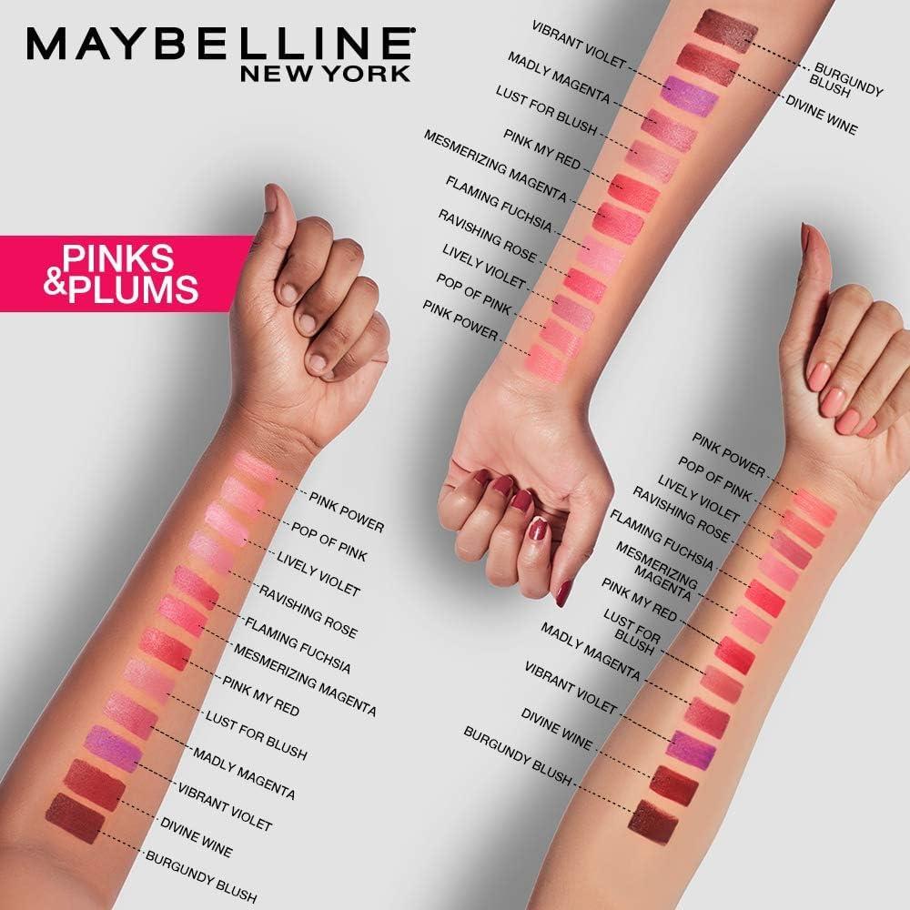 imageMaybelline Color Sensational Lipstick Lip Makeup Cream Finish Hydrating Lipstick Crazy for Coffee Nude Pink 1 Count665 LUST FOR BLUSH