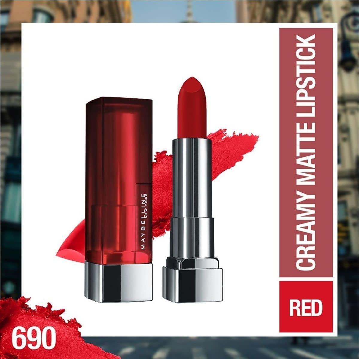 imageMaybelline Color Sensational Made for All Lipstick Crisp Lip Color amp Hydrating Formula Mauve For Me Nude Brown 1 Count690 SIREN IN SCARLET