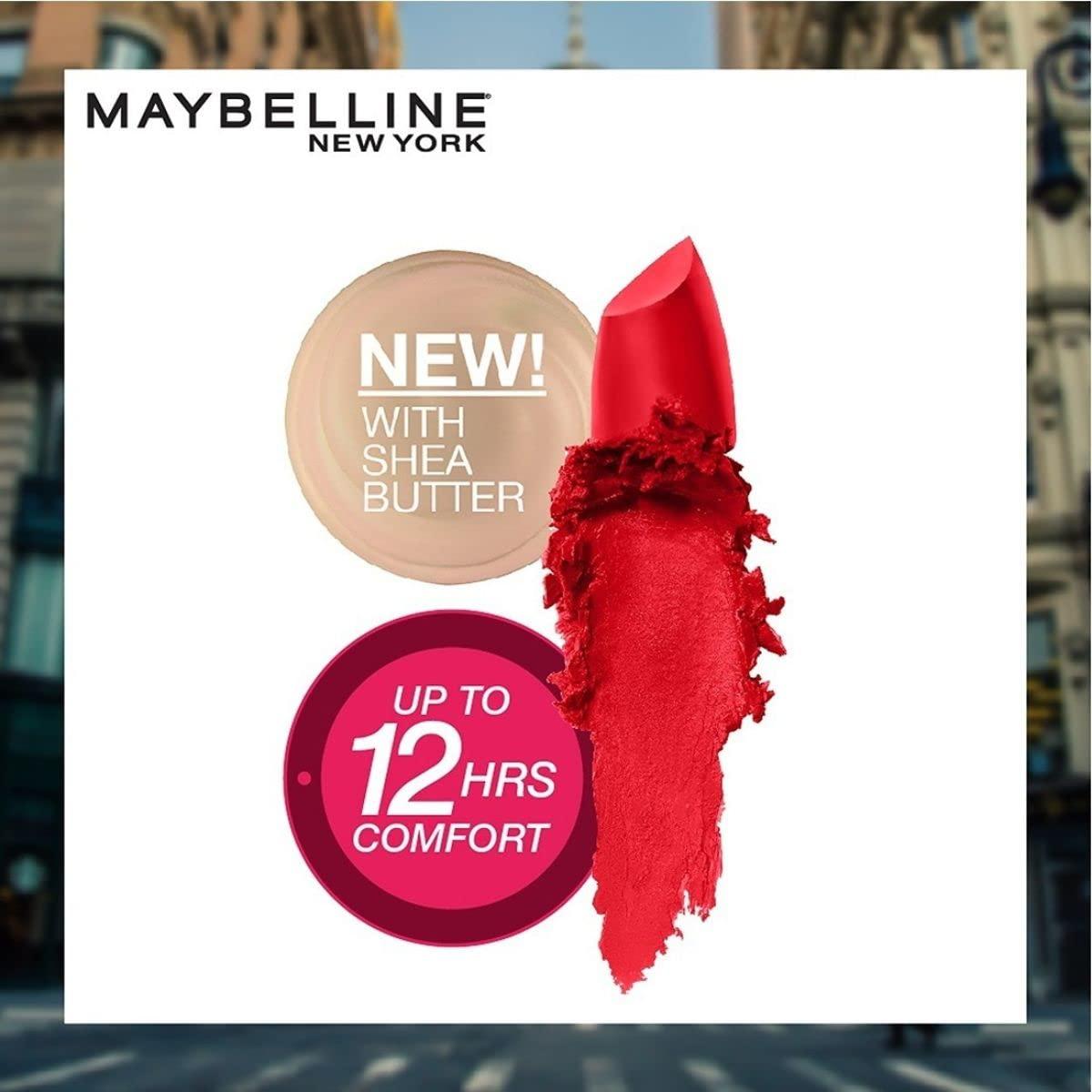 imageMaybelline Color Sensational Made for All Lipstick Crisp Lip Color amp Hydrating Formula Mauve For Me Nude Brown 1 Count690 SIREN IN SCARLET