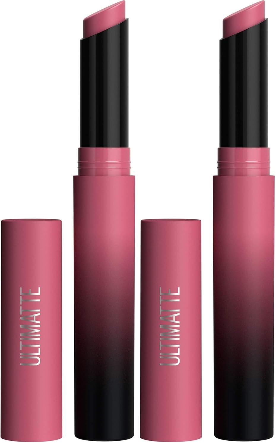 imageMaybelline Color Sensational Ultimatte Matte Lipstick NonDrying Intense Color Pigment More Taupe Rose Nude 1 Count599 MORE MAUVE