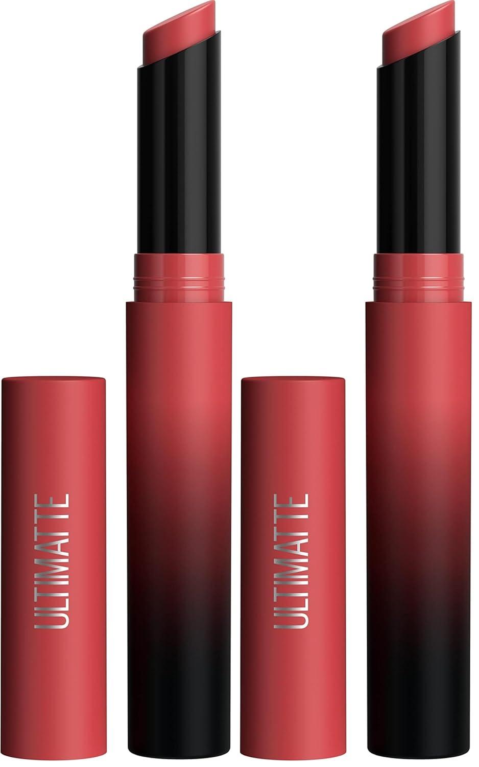 imageMaybelline Color Sensational Ultimatte Matte Lipstick NonDrying Intense Color Pigment More Taupe Rose Nude 1 Count988 MORE BLAZE