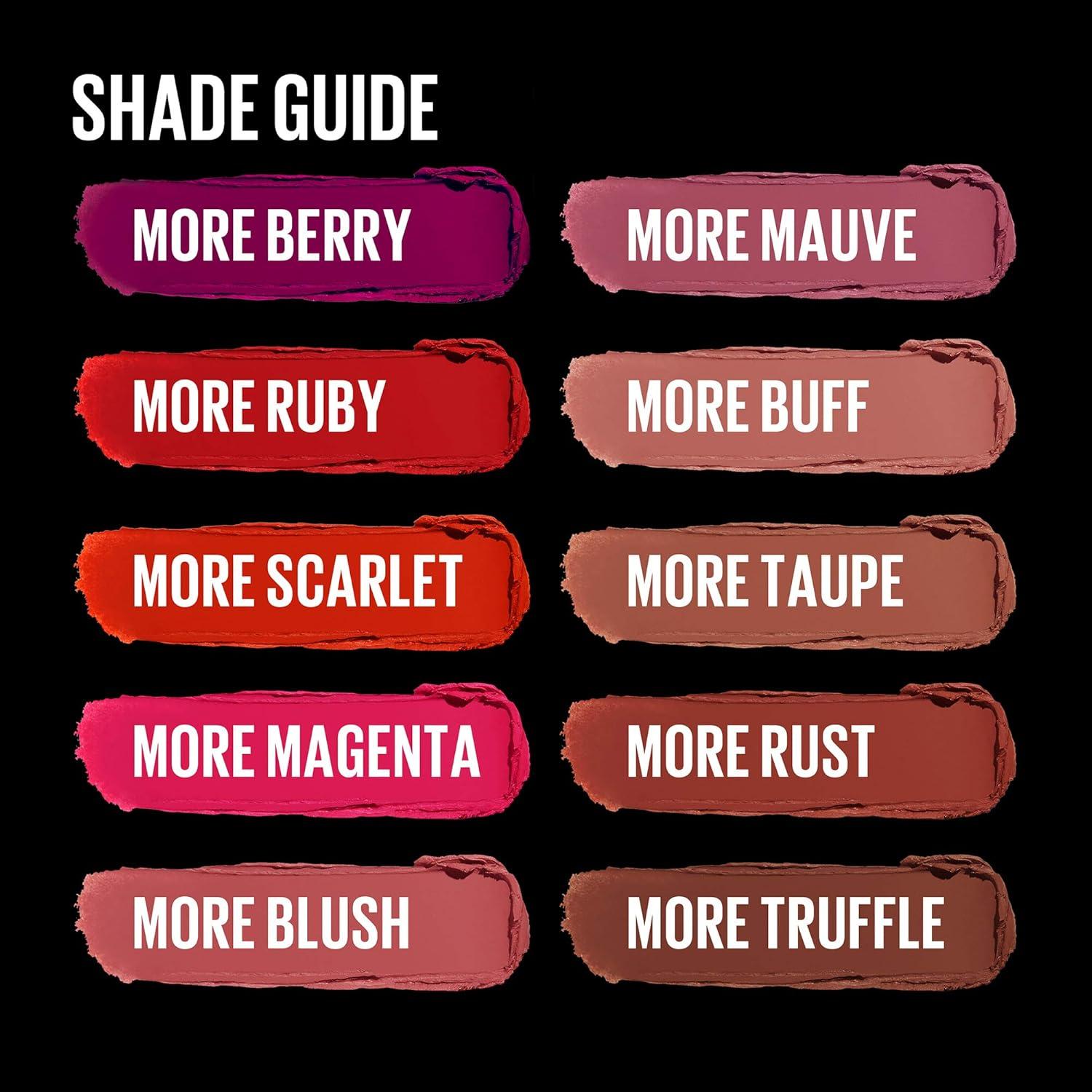 imageMaybelline Color Sensational Ultimatte Matte Lipstick NonDrying Intense Color Pigment More Taupe Rose Nude 1 Count999 MORE TRUFFLE