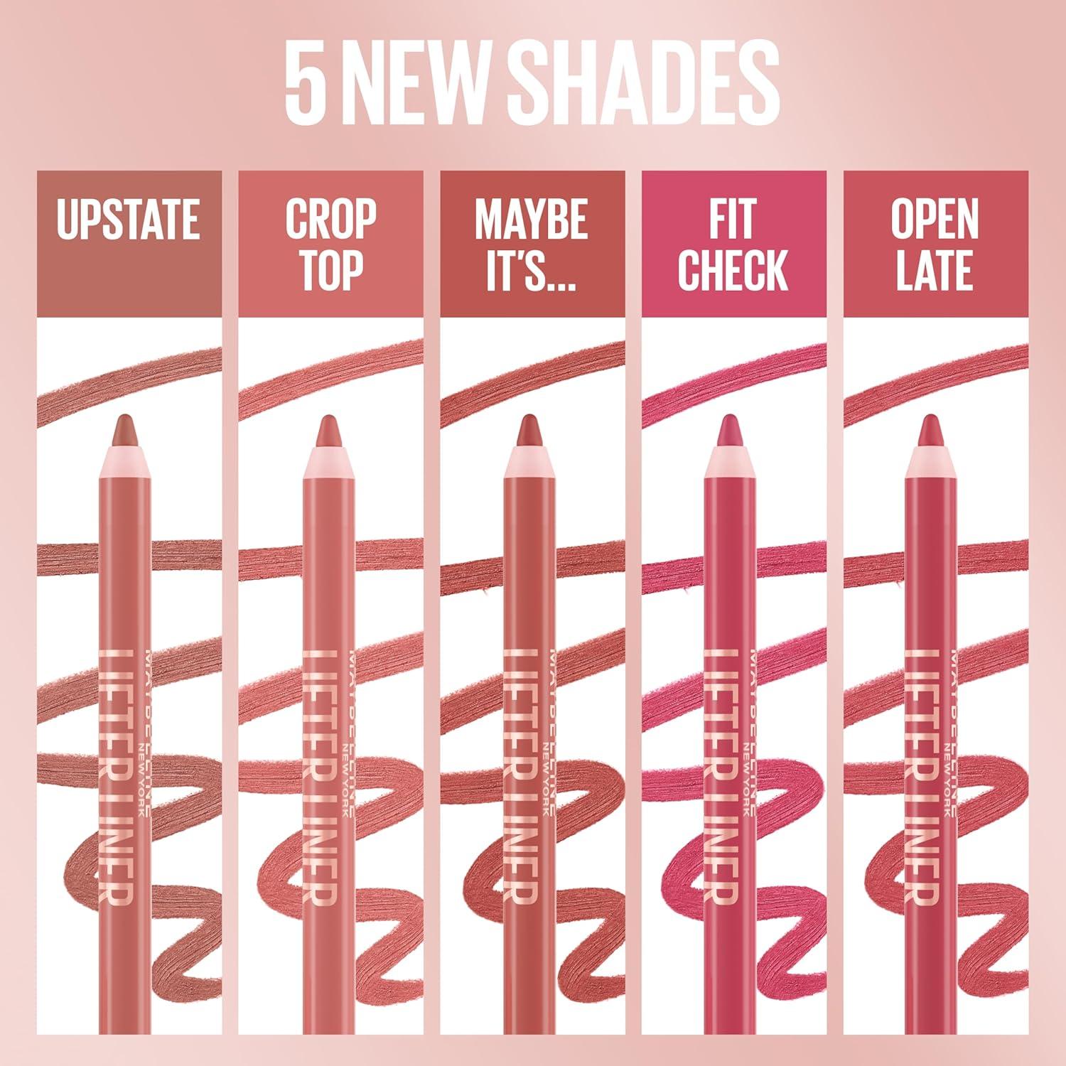 imageMaybelline Lifter Liner Lip Liner Pencil with Hyaluronic Acid Cross the Line 1 CountPeaking