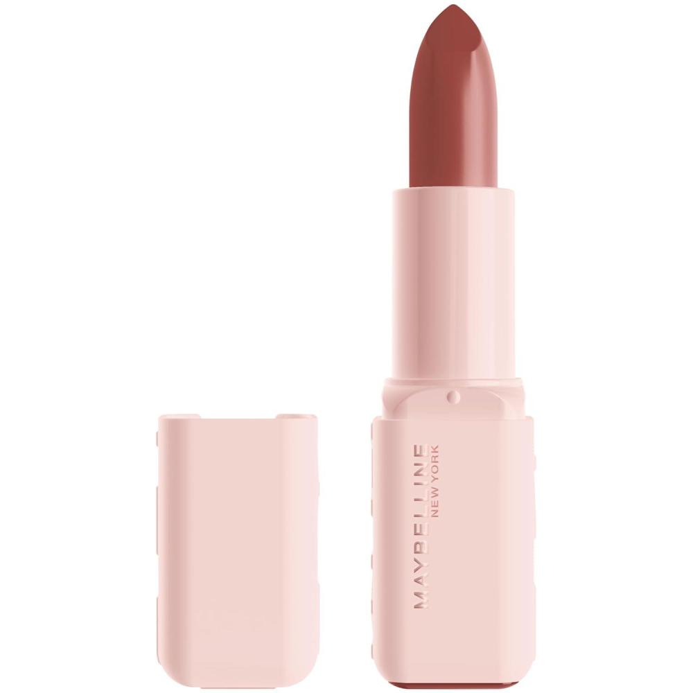 imageMAYBELLINE Serum Lipstick Hydrating Lip Makeup with 8HRs of Lip Plumping Moisture with Hyaluronic Acid  Oil Blend Make It Work Midtone Rosey Mauve Satin102 OUT TIL 4