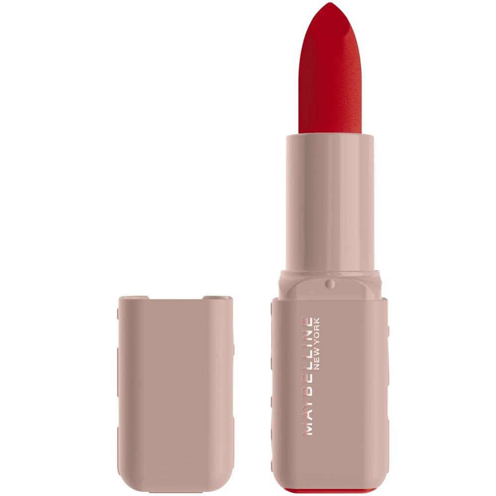 imageMAYBELLINE Serum Lipstick Hydrating Lip Makeup with 8HRs of Lip Plumping Moisture with Hyaluronic Acid  Oil Blend Make It Work Midtone Rosey Mauve Satin004 WILD CARD