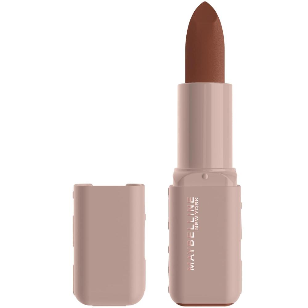 imageMAYBELLINE Serum Lipstick Hydrating Lip Makeup with 8HRs of Lip Plumping Moisture with Hyaluronic Acid  Oil Blend Make It Work Midtone Rosey Mauve Satin007 AVENUE A