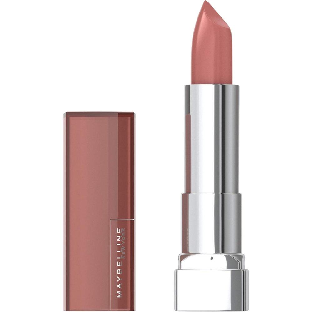 imageMaybelline Color Sensational Lipstick Lip Makeup Cream Finish Hydrating Lipstick Crazy for Coffee Nude Pink 1 Count275 CRAZY FOR COFFEE