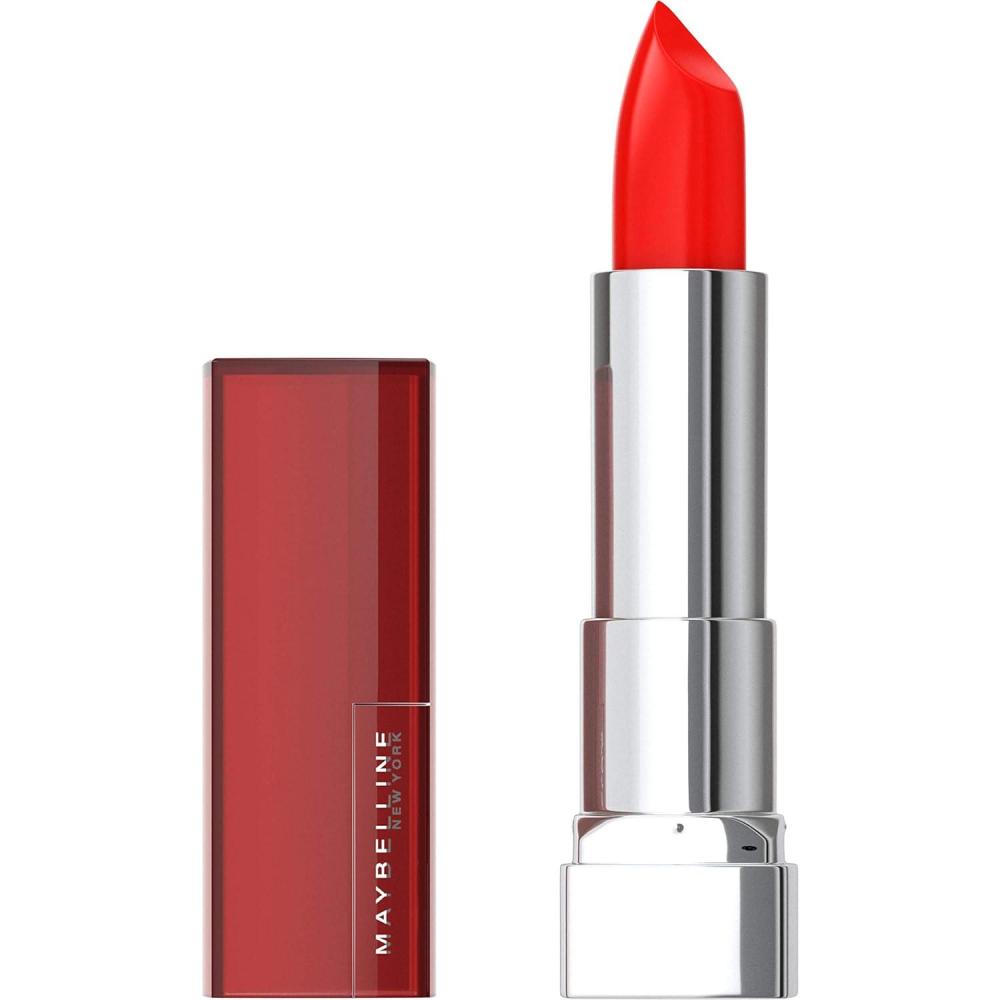 imageMaybelline Color Sensational Lipstick Lip Makeup Cream Finish Hydrating Lipstick Crazy for Coffee Nude Pink 1 Count344 CORAL RISE