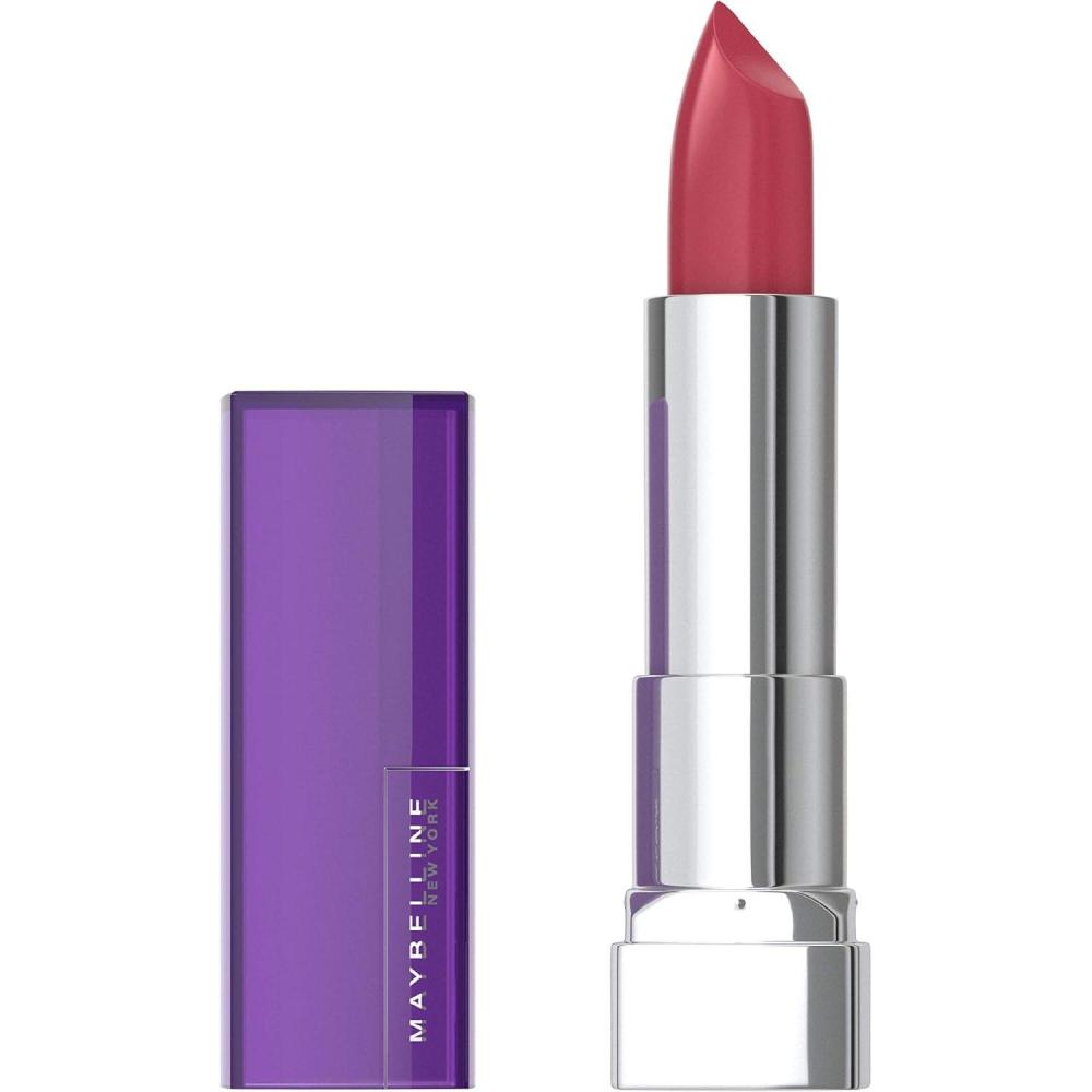 imageMaybelline Color Sensational Lipstick Lip Makeup Cream Finish Hydrating Lipstick Crazy for Coffee Nude Pink 1 Count435 PLUM PERFECT