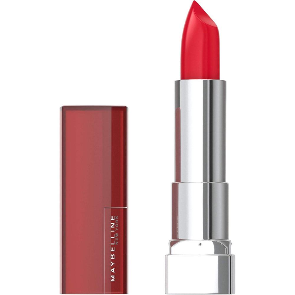 imageMaybelline Color Sensational Lipstick Lip Makeup Cream Finish Hydrating Lipstick Crazy for Coffee Nude Pink 1 Count630 RED REVOLUTION