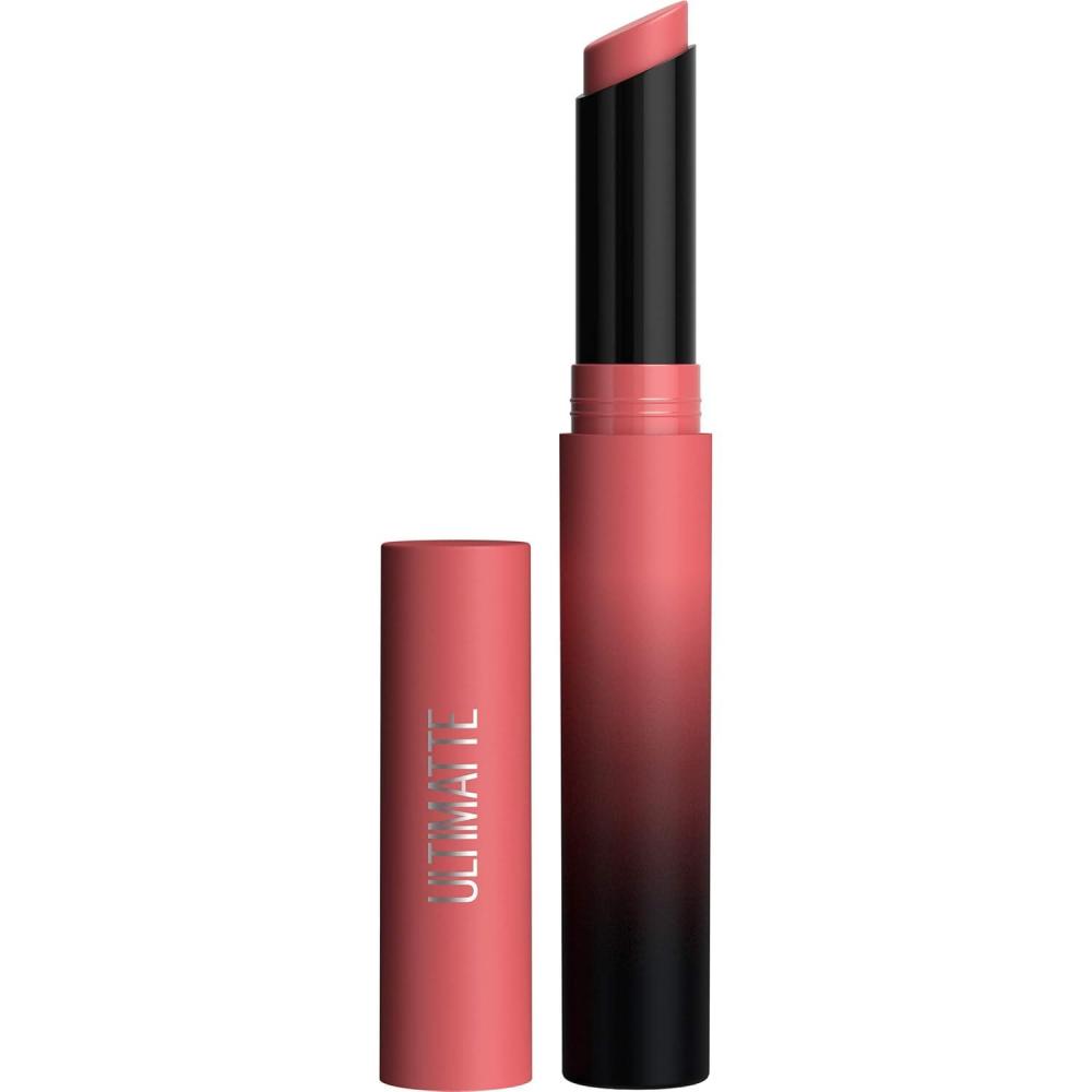 imageMaybelline Color Sensational Ultimatte Matte Lipstick NonDrying Intense Color Pigment More Taupe Rose Nude 1 Count499 MORE BLUSH