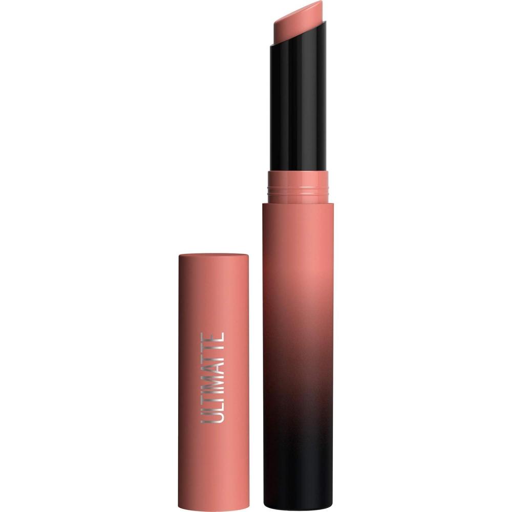 imageMaybelline Color Sensational Ultimatte Matte Lipstick NonDrying Intense Color Pigment More Taupe Rose Nude 1 Count699 MORE BUFF