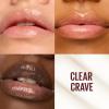 MAYBELLINE Lifter Glaze Oil Balm with Hyaluronic Acid and Hydrating Oil Blend, Lip Balm with 24HRs of Smooth, Moisturizing Shine, Peach Quench (Sheer Peach Nude)(Clear Crave)