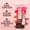 MAYBELLINE Lifter Glaze Oil Balm with Hyaluronic Acid and Hydrating Oil Blend, Lip Balm with 24HRs of Smooth, Moisturizing Shine, Peach Quench (Sheer Peach Nude)(Rose Bite)