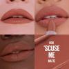 MAYBELLINE Serum Lipstick, Hydrating Lip Makeup with 8HRs of Lip Plumping Moisture with Hyaluronic Acid + Oil Blend, Make It Work (Midtone Rosey Mauve Satin)(008 ‘SCUSE ME)