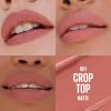 MAYBELLINE Serum Lipstick, Hydrating Lip Makeup with 8HRs of Lip Plumping Moisture with Hyaluronic Acid + Oil Blend, Make It Work (Midtone Rosey Mauve Satin)(001 CROP TOP)