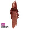 Maybelline Color Sensational Lipstick, Lip Makeup, Cream Finish, Hydrating Lipstick, Crazy for Coffee, Nude Pink ,1 Count(122 BRICK BEAT)