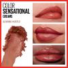 Maybelline Color Sensational Lipstick, Lip Makeup, Cream Finish, Hydrating Lipstick, Crazy for Coffee, Nude Pink ,1 Count(133 ALMOND HUSTLE)