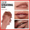Maybelline Color Sensational Lipstick, Lip Makeup, Cream Finish, Hydrating Lipstick, Crazy for Coffee, Nude Pink ,1 Count(144 NAKED DARE)
