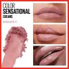Maybelline Color Sensational Lipstick, Lip Makeup, Cream Finish, Hydrating Lipstick, Crazy for Coffee, Nude Pink ,1 Count(15 BORN WITH IT)