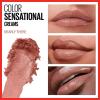 Maybelline Color Sensational Lipstick, Lip Makeup, Cream Finish, Hydrating Lipstick, Crazy for Coffee, Nude Pink ,1 Count(205 NEARLY THERE)