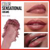 Maybelline Color Sensational Lipstick, Lip Makeup, Cream Finish, Hydrating Lipstick, Crazy for Coffee, Nude Pink ,1 Count(211 ROSEY RISK)