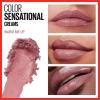 Maybelline Color Sensational Lipstick, Lip Makeup, Cream Finish, Hydrating Lipstick, Crazy for Coffee, Nude Pink ,1 Count(235 WARM ME UP)