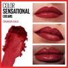 Maybelline Color Sensational Lipstick, Lip Makeup, Cream Finish, Hydrating Lipstick, Crazy for Coffee, Nude Pink ,1 Count(311 CRIMSON RACE)