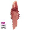 Maybelline Color Sensational Lipstick, Lip Makeup, Cream Finish, Hydrating Lipstick, Crazy for Coffee, Nude Pink ,1 Count(366 SUNSET SPARK)