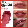 Maybelline Color Sensational Lipstick, Lip Makeup, Cream Finish, Hydrating Lipstick, Crazy for Coffee, Nude Pink ,1 Count(435 PLUM PERFECT)