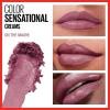 Maybelline Color Sensational Lipstick, Lip Makeup, Cream Finish, Hydrating Lipstick, Crazy for Coffee, Nude Pink ,1 Count(445 ON THE MAUVE)