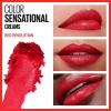 Maybelline Color Sensational Lipstick, Lip Makeup, Cream Finish, Hydrating Lipstick, Crazy for Coffee, Nude Pink ,1 Count(630 RED REVOLUTION)