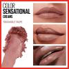 Maybelline Color Sensational Lipstick, Lip Makeup, Cream Finish, Hydrating Lipstick, Crazy for Coffee, Nude Pink ,1 Count(940 TOUCHABLE TAUPE)