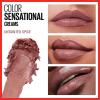 Maybelline Color Sensational Lipstick, Lip Makeup, Cream Finish, Hydrating Lipstick, Crazy for Coffee, Nude Pink ,1 Count(#UNTAINTED SPICE)
