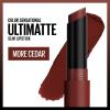 Maybelline Color Sensational Ultimatte Matte Lipstick, Non-Drying, Intense Color Pigment, More Taupe, Rose Nude, 1 Count(188 MORE CEDAR)
