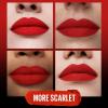 Maybelline Color Sensational Ultimatte Matte Lipstick, Non-Drying, Intense Color Pigment, More Taupe, Rose Nude, 1 Count(299 MORE SCARLET)