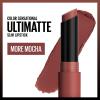 Maybelline Color Sensational Ultimatte Matte Lipstick, Non-Drying, Intense Color Pigment, More Taupe, Rose Nude, 1 Count(388 MORE MOCHA)