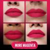 Maybelline Color Sensational Ultimatte Matte Lipstick, Non-Drying, Intense Color Pigment, More Taupe, Rose Nude, 1 Count(399 MORE MAGENTA)