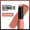 Maybelline Color Sensational Ultimatte Matte Lipstick, Non-Drying, Intense Color Pigment, More Taupe, Rose Nude, 1 Count(588 MORE BLONDE)